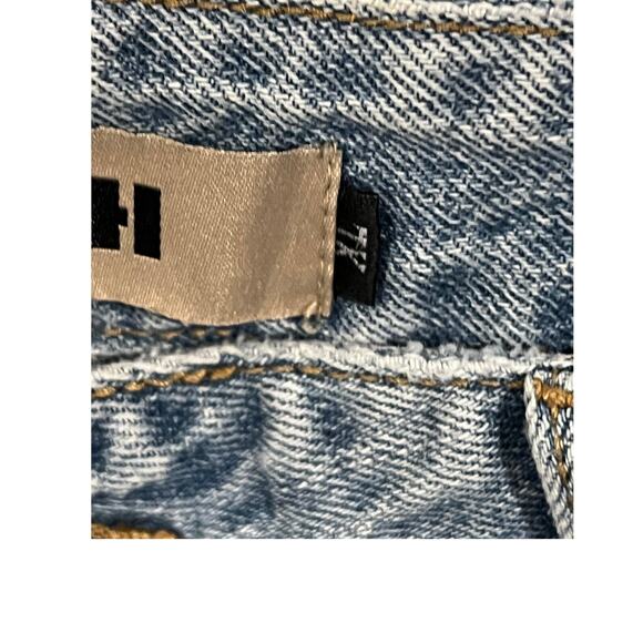 Jeans KenH 21 Winter Flared Baggy Blue Jeans Womans XL 30x24 - Picture 5 of 7